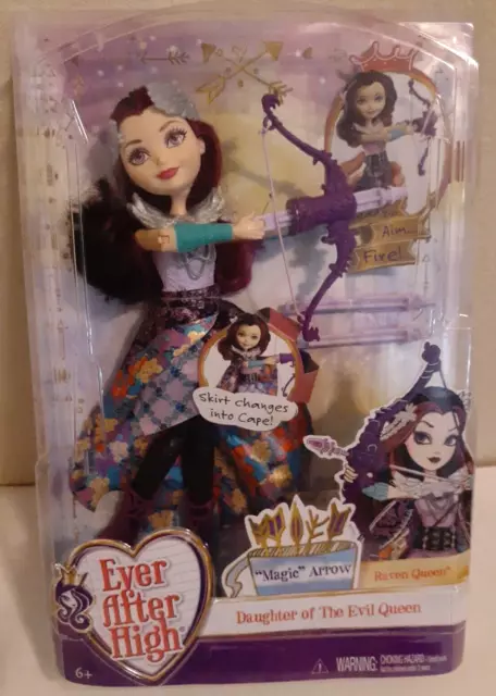 Monster High Raven Queen Ever After High Doll 1st Chapter Mattel 2012 No  Cape