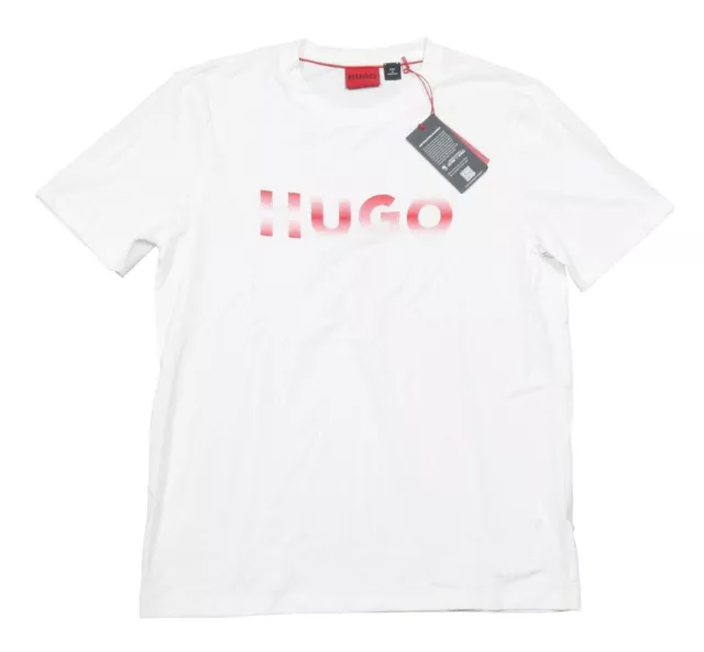 Hugo Boss Men's White Dorinon Logo Crew-Neck Short Sleeve T-Shirt XL  $68.00