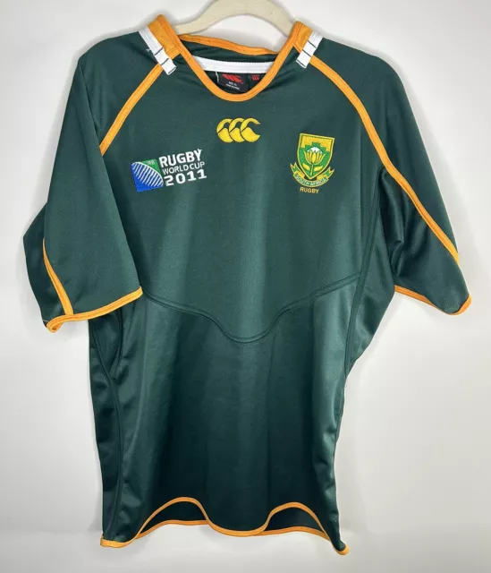 South Africa 2011 Canterbury Rugby Union World Cup Jersey Men’s Size XL - VGC