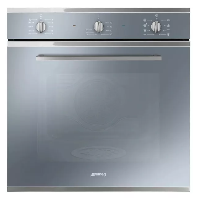 SMEG SF64M3DS Four Combiné Attisé Vapeur Multifonctions 63L Argent