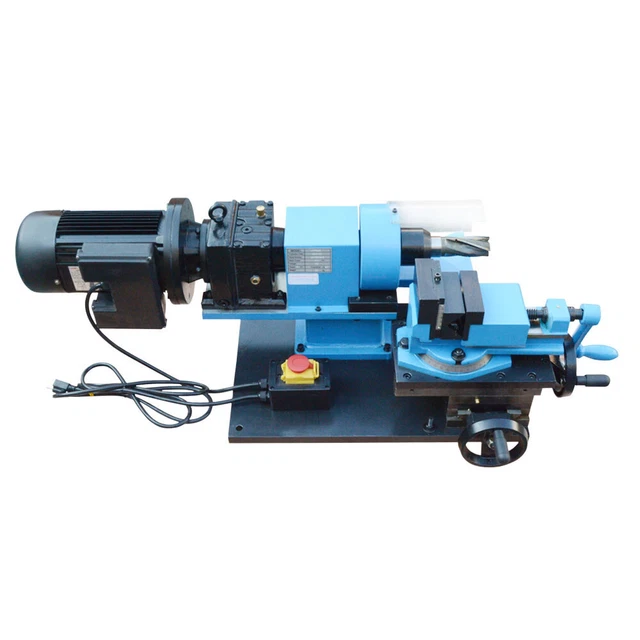 1.5 HP Electric Tube Pipe Notcher 1/2 to 2" End Mill V-Block Rotary Vise 280 RPM