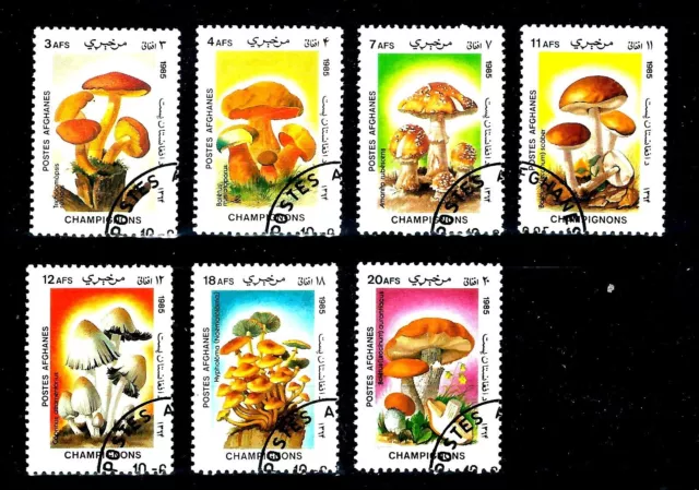 Afghanistan Einsteckkarte mit MiNr. 1411 bis 1417 (oo)