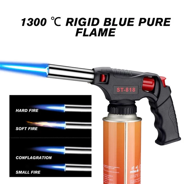 Metal Torch Jet Lighter Powerful Windproof Spray Gun Kitchen Outdoor Tool