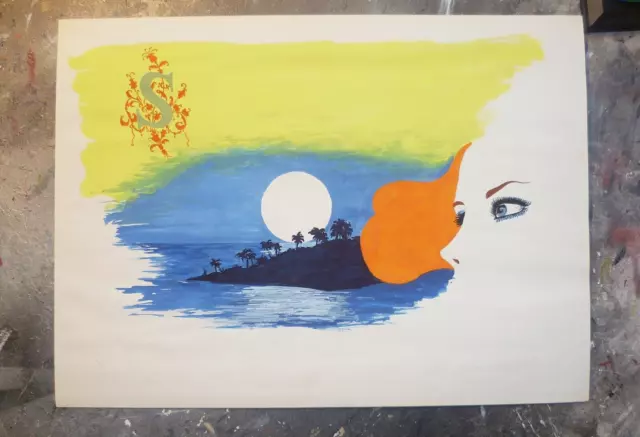 Dipinti a tempera e china - Soggetti diversi - Anni '70