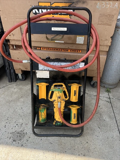 Rhino PD55 Pneumatic Fence Post Driver Puller with Attachments Nice Unit #1 Rhino PD55 Pneumatic Fence Post Driver Puller with Attachments Nice Unit #1