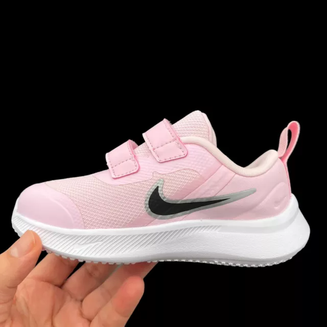 Nike Star Runner Toddler Girls Sneakers Size 9-10 Pink Lightweight & Comfortable 3