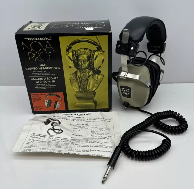 Realistic nova outlet pro headphones