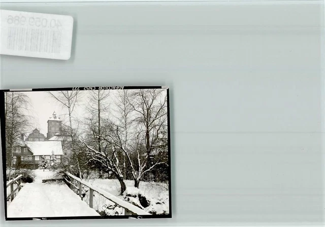 40059986 - 4920 Lemgo Winteraufnahme Schloss Brake Burg / Schloss