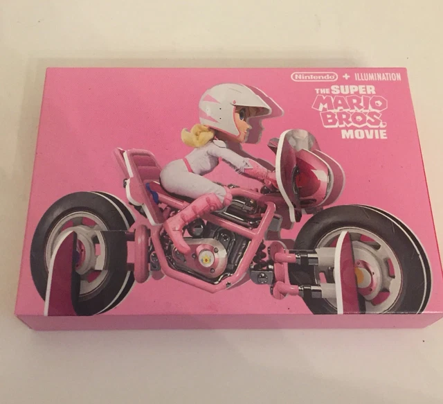 PRINCESS PEACH BIKE Super Mario Bros The Movie McDonalds Happy Meal Toy