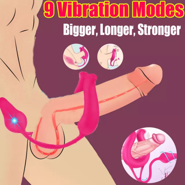 Vibrating-Prostate-Massager-Anal-Sex-Butt-Plug-G-spot-Dildo-Toys-for-Men-Couples 3