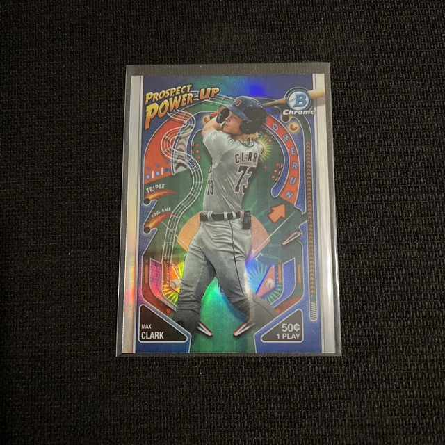 2024 BOWMAN CHROME Prospect PowerUp Max Clark Detroit Tigers PP12 EUR