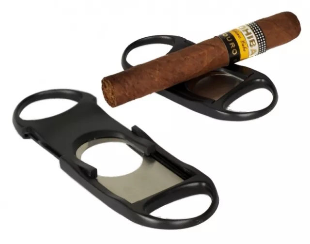 Tip - Zigarrencutter 2 Klingen und Zigarrenbank in einem
