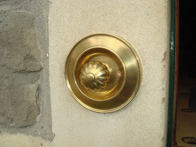 Victorian Door Bell Pull,Antique Brass Visitors Servants Bell Pull.