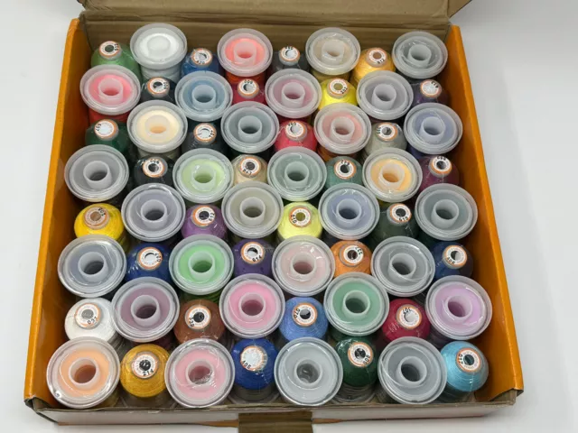 New brothread 80 Spools Polyester Embroidery Machine Thread Kit 1000M  (1100Y) 