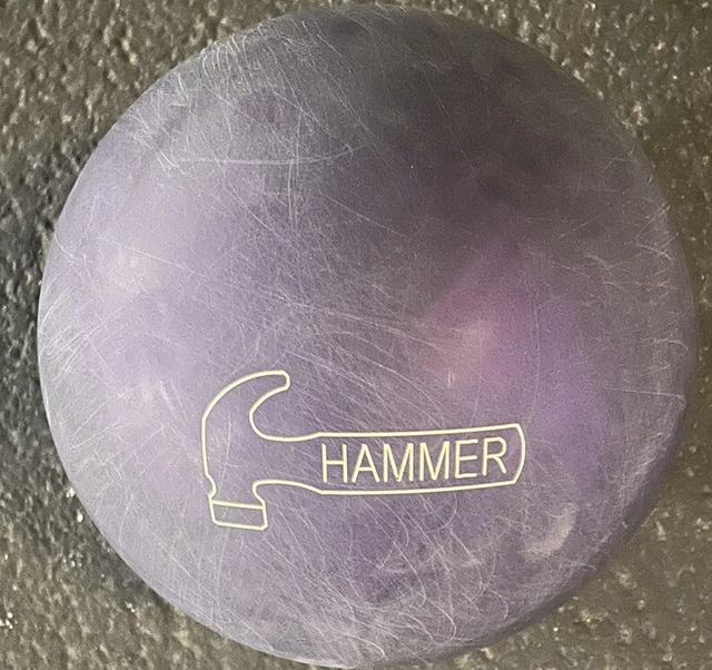 15 LB BOWLING Ball Hammer Purple Urethane 55.00 PicClick