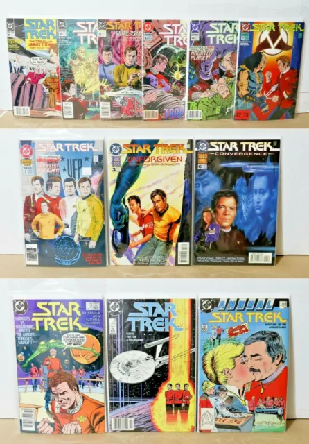 DC Comics Star Trek Lot 1984-96 (12 Issues) #11 14 1643 44 48 ANNUALS + MORE