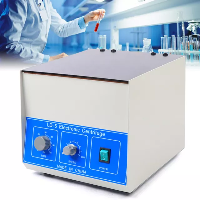 LD-5 Lab Dental Benchtop Centrifuge Electric Practice Centrifugal Machine 8x50ml