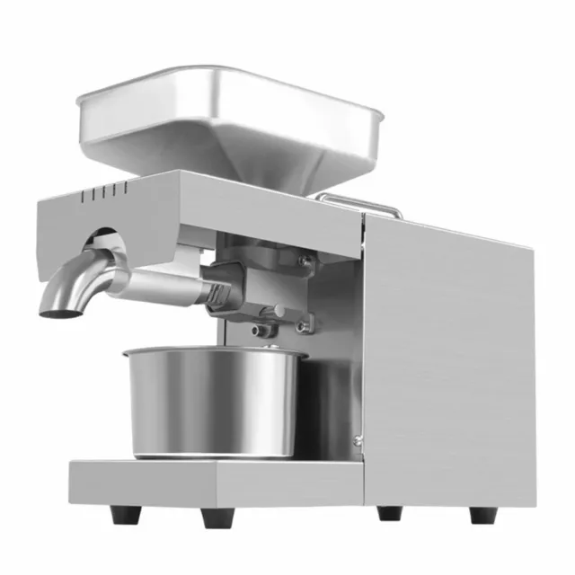 600W Automatic Oil Press Machine Commercial Peanut Oil Extractor USA HOT SALE