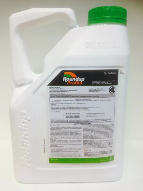 Roundup Pro Active 360 Glyphosate Professional Weedkiller 1 or 5 Ltr Weeds Bio