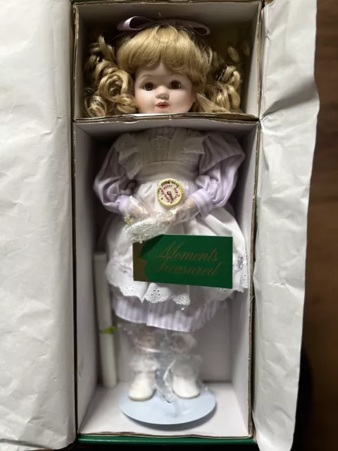 AMANDA DOLL Moments Treasured, With Box And Certificate