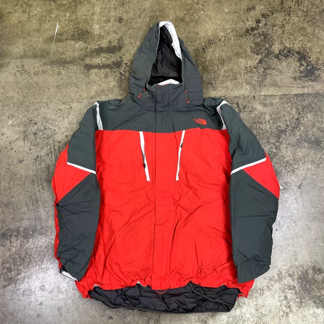 The North Face Rain Coat Hyvent 3in1 Vintage Jacket, Red Grey, Mens XXL The North Face Rain Coat Hyvent 3in1 Vintage Jacket, Red Grey, Mens XXL