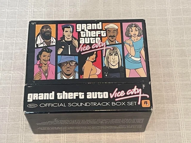 GRAND THEFT AUTO Vice City Official Soundtrack Box Set Used