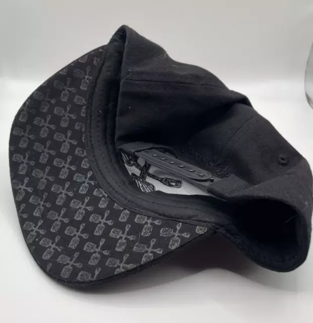 James Squire Beer Black Hat Cap Snapback Bar Collectable Pattern Under Brim 3