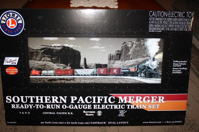 BOX ONLY Lionel O-Gauge O-27 Southern Pacific Merger Rail Sounds 6-30167