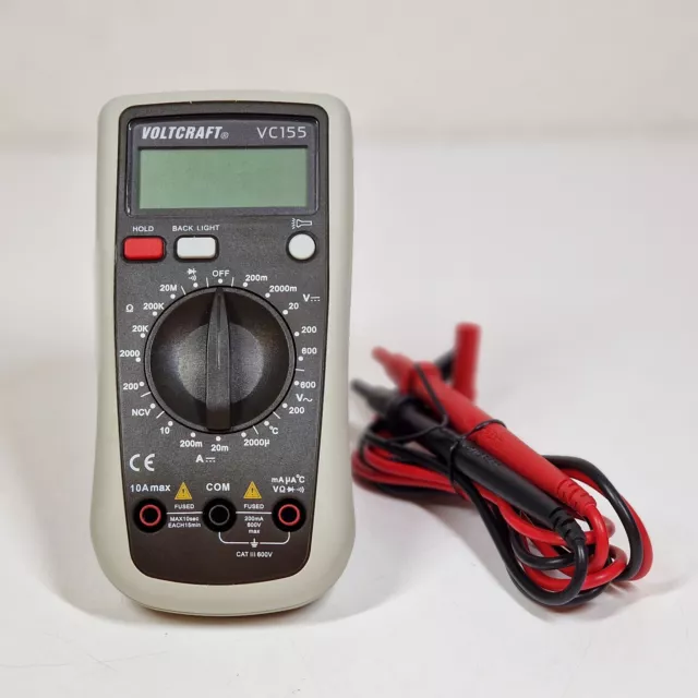 Voltcraft VC155 Hand-Multimeter Digital 600V Messgerät CAT III 600V MANGEL