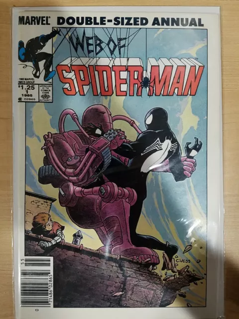 Web of Spider-Man Double Sized Annual #1 1985 Marvel Comics