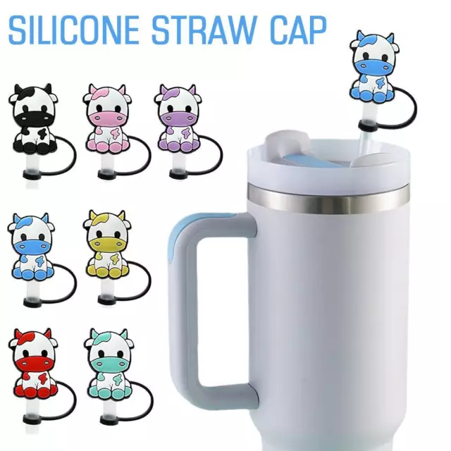 STRAW COVER CAP for Stanley Cup Silicone Straw Topper fit Stanley Tumbler  10mm $7.65 - PicClick AU