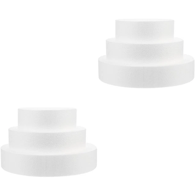 6 Pcs Modèle D'embryon De Gâteau Mousse Présentoir À Gâteaux Rotatif