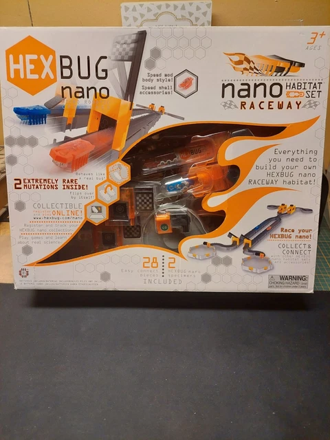 Hex Bug Nano RACEWAY HABITAT SET Micro Robotic Creatures Robot IFI Target Ex New