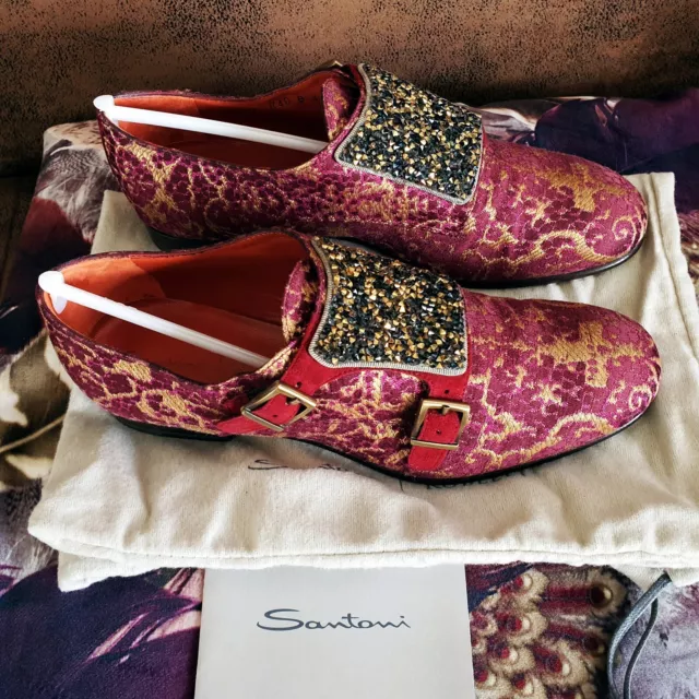 SANTONI Collection RUBELLI Shoes. T 36. Neuves. Faites Main. Shop Price 1200 €. 3