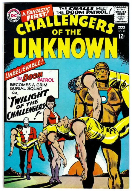 CHALLENGERS OF THE UNKNOWN #48 in FN/VF a DC Silver Age comic THE DOOM PATROL