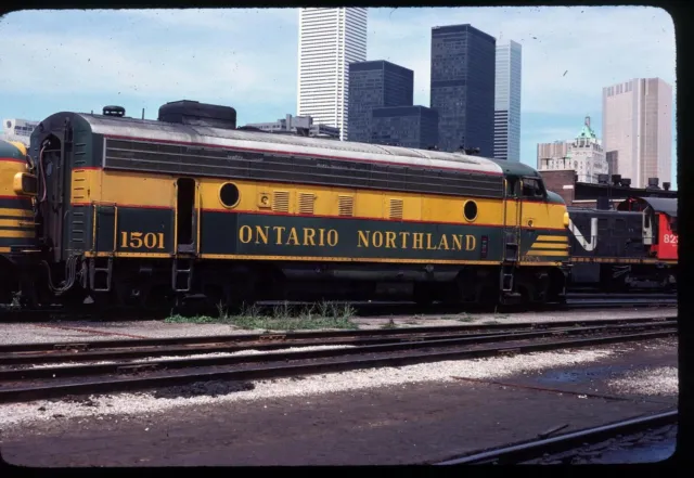 Original Rail Slide - ON ONR Ontario Northland 1501 Toronto ON 7-1978