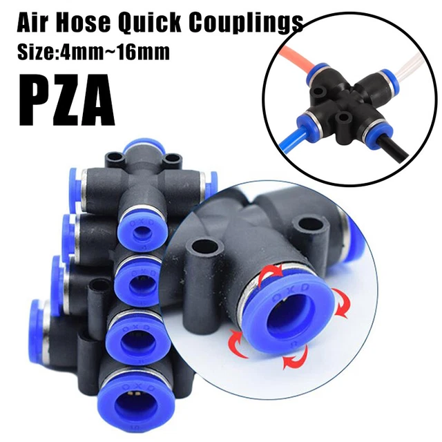 10 Pcs 5mm Male Thread 4mm Push In Joint Pneumatic Connector Quick Fittings