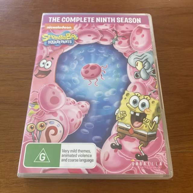 Spongebob Squarepants The Complete Ninth Season DVD VGC R4 PAL Free Tracked Post