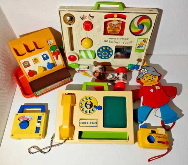 Fisher Price lot de jouets et jeux d'éveil vintage 70 80