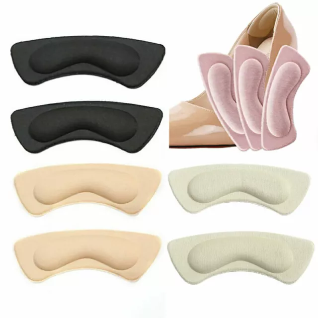 Extra Sticky Silicone Heel Shoe Pads Inserts Insoles Liner Cushion Grips Soft *