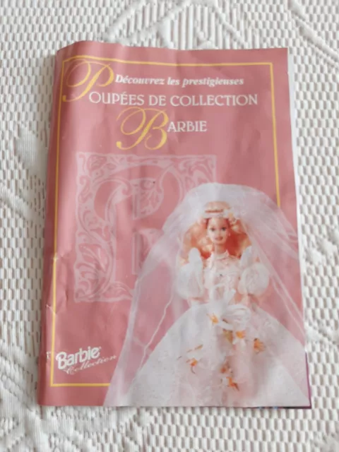 Livret/ catalogue Barbie, Poupées de Collection, années 1990