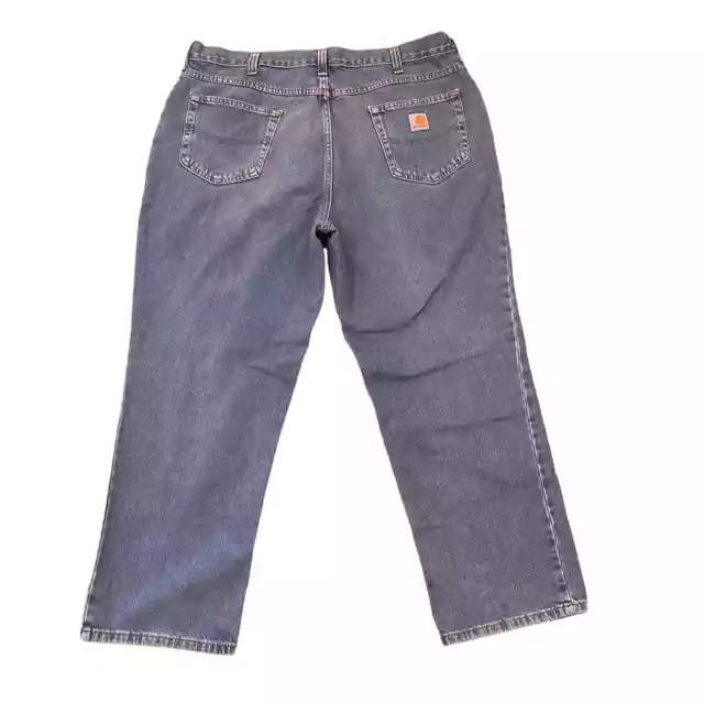 CARHARTT RELAXED FIT Cotton Work Denim Jeans Men's 38x28 $35.00 - PicClick