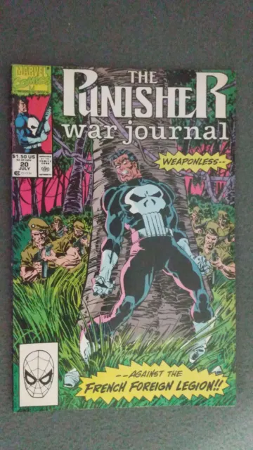 The Punisher War Journal #20 (1990) VF-NM Marvel Comics $4 Flat Rate Comb Ship