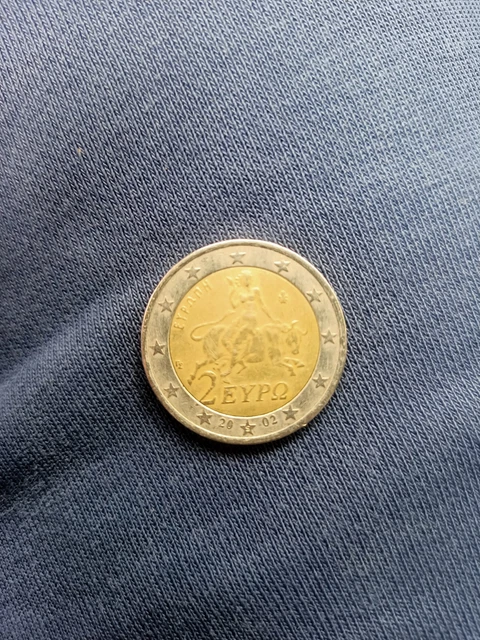 Pièce 2 Euros Rare – 2002 – Non Modifiée – Collection