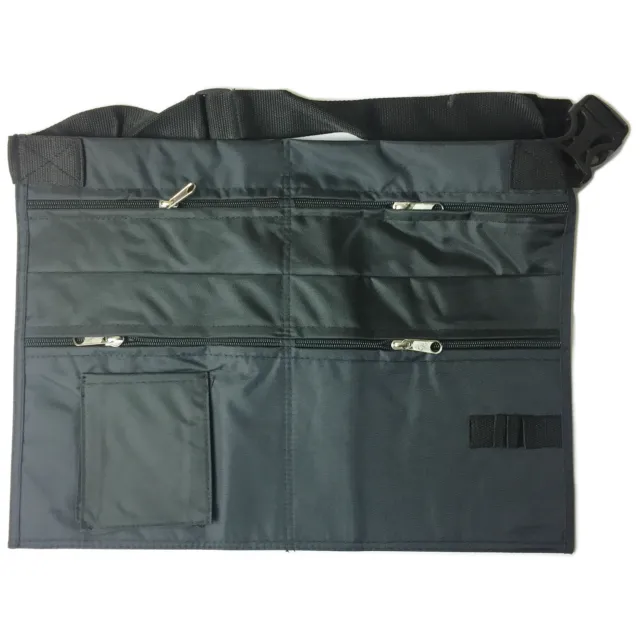 6 Pocket Denim Market Trader Money Belt Bag Apron Pouch Adjustable Waist Strap