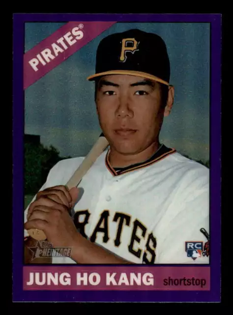 2015 Topps Heritage High Chrome Purple Refractor #714 Jung Ho Kang Pirates z