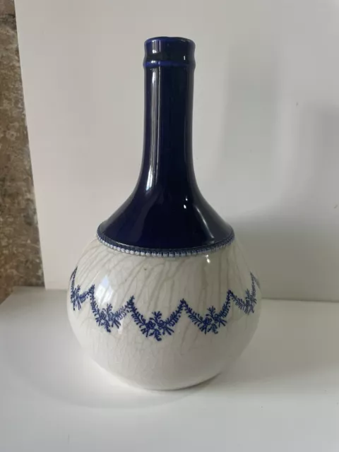 bouteille Carafe style Saint Uze collection Pont Des Vernes DECO fleurs bleues