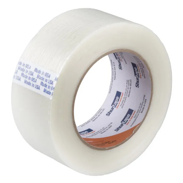 Shurtape 2" x 60 yd Fiberglass Reinforced Strapping & Packing Tape, 4.5mil - NEW