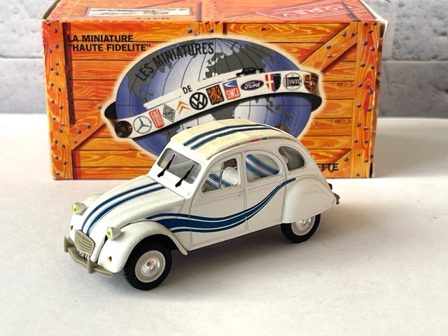 Miniature Citroën 2CV Van Butagaz NOREV/HACHETTE - Modèle Réduit Collector, échelle Non Précisée, Occasion