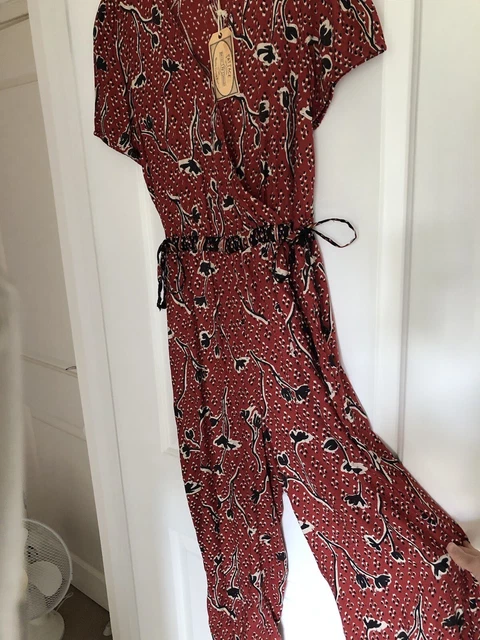 Ladies red shop jumpsuit uk